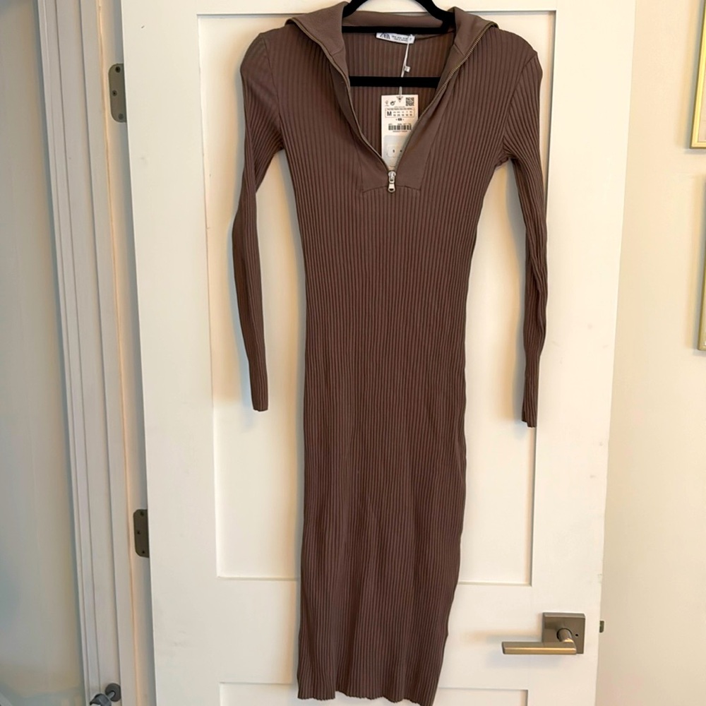 Zara sweater dress. Size M. NWT